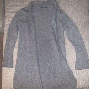 Brandy Melville Long Cardigan: Gray, Size S
